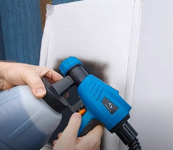 clean an electric paint spray gun