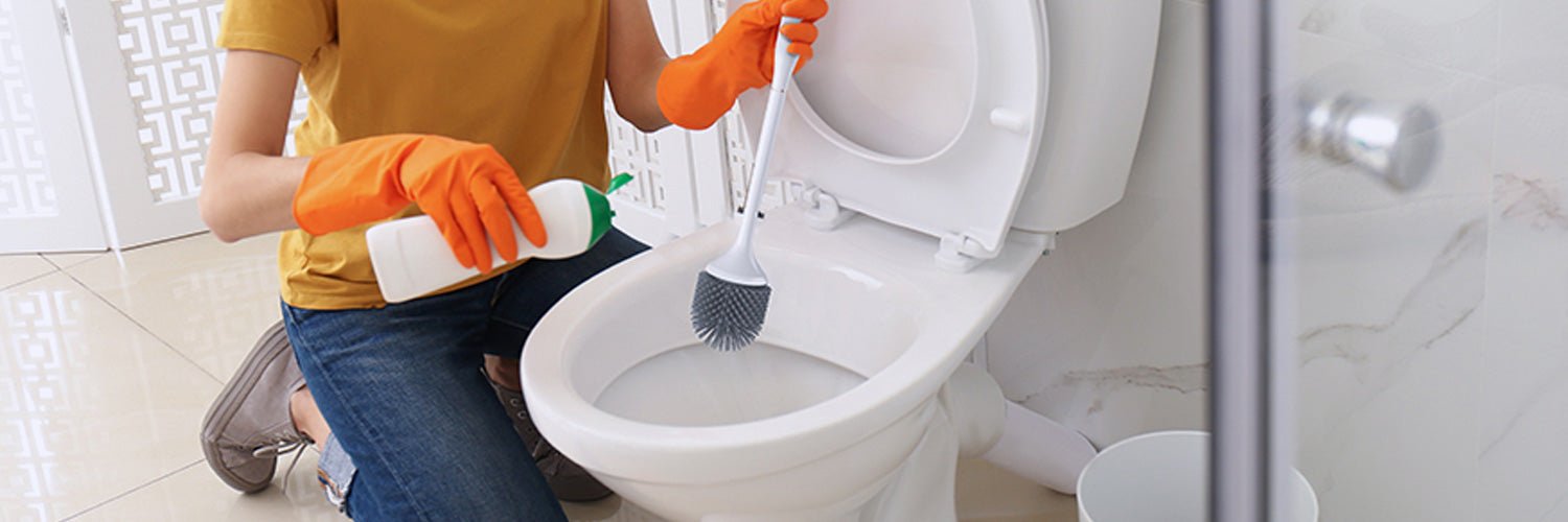 how to clean a toilet