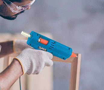 how to use a hot glue gun