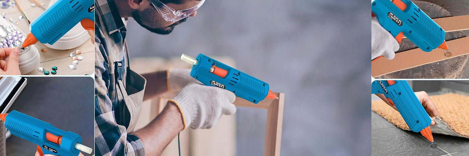 how to use a hot glue gun