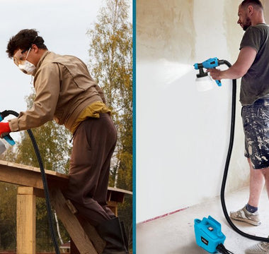 the use of an HVLP paint sprayer
