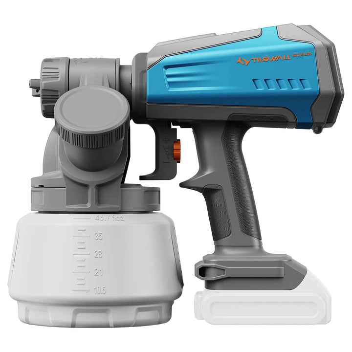 Tilswall Brushless Cordless Paint Sprayer Compatible with Dewalt 20V Battery (Battery Not Included)