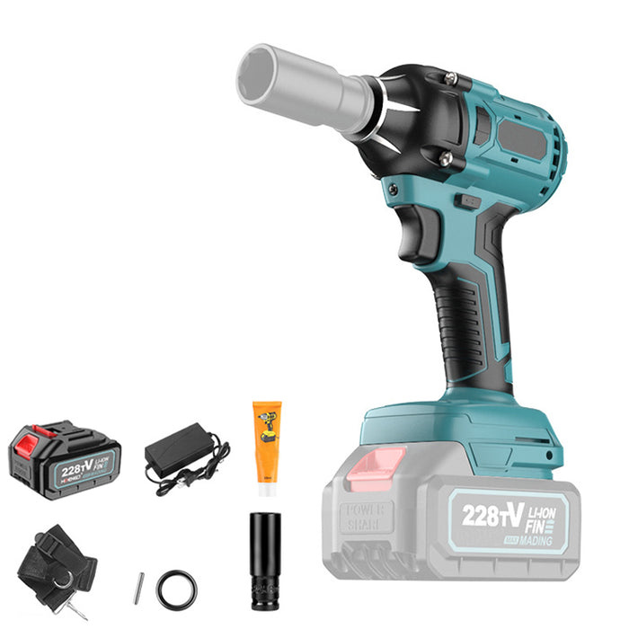 21V Cordless Electric Impact Wrench, Brushless 2800RPM High Torque