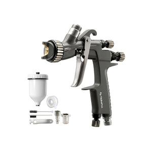 Tilswall Pinto LVLP Spray Gun with All-Stainless Steel Flow Channel for Automotive & Professional Painting