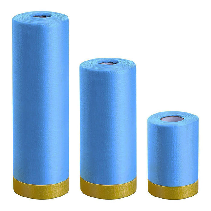 Plastic Sheeting for Car Paint – 3 Sizes Multi Pack with Tarp Waterproof 78 Feet