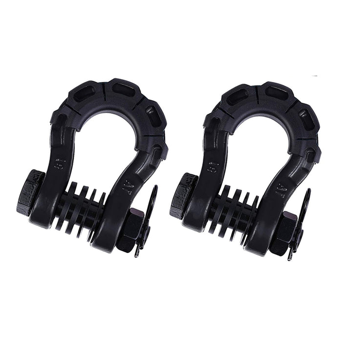 3/4" D Ring Shackles (2 Pack) 70,000 lbs Break Strength