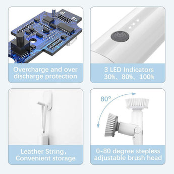 cordless power scrubber