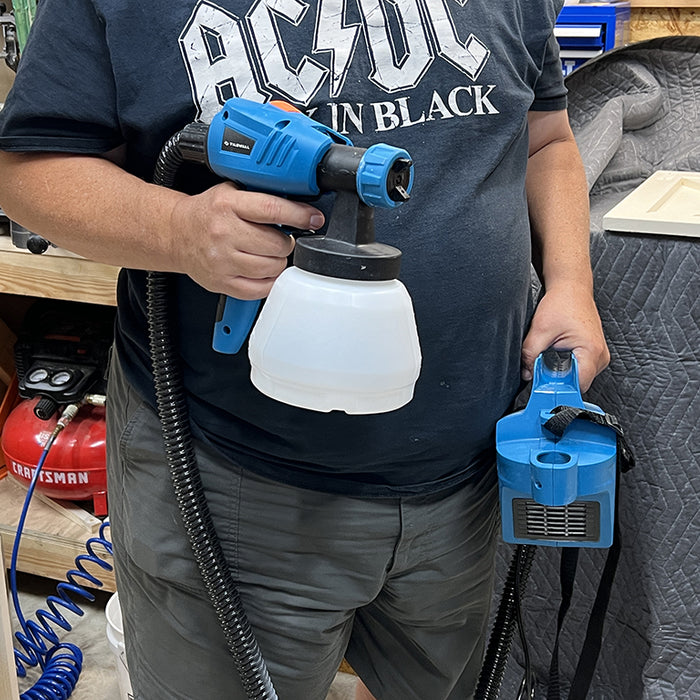 Tilswall 800W HVLP Paint Sprayer Electric Spray Gun review – look out brushes, your days are numbered