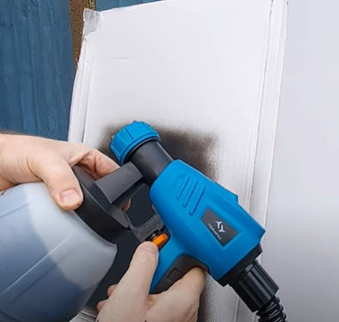 clean an electric paint spray gun