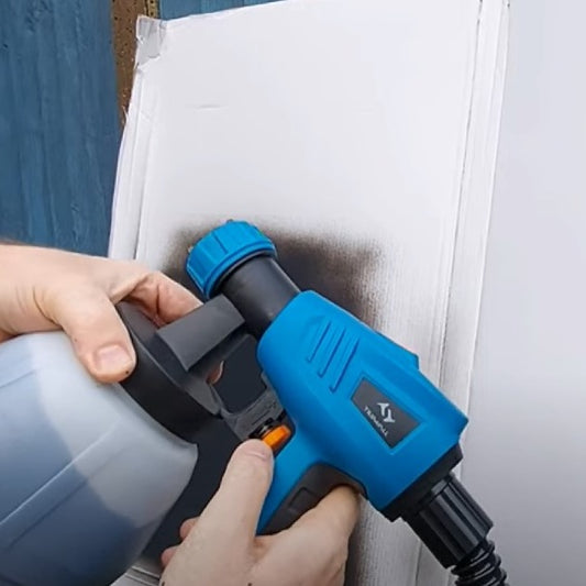 clean an electric paint spray gun