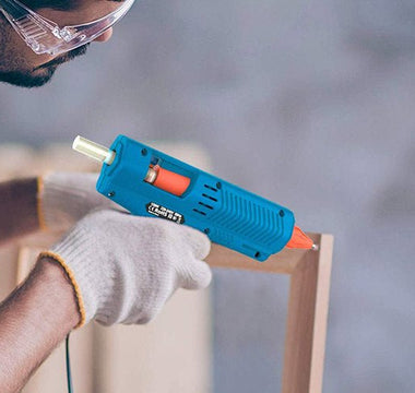 how to use a hot glue gun