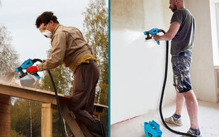 the use of an HVLP paint sprayer