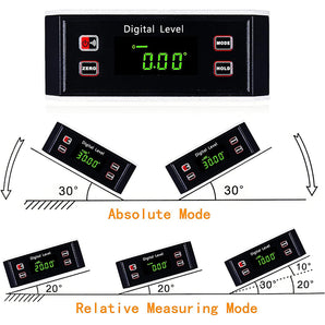 Tilswall Inclinometer, Digital Protractor/Level/Angle Finder and Gauge Tool