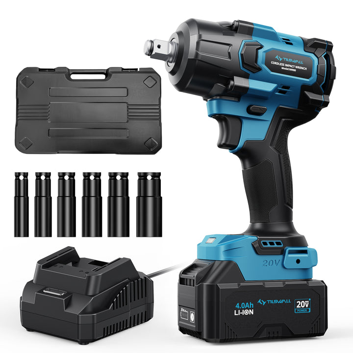 20V Electric Cordless Impact Wrench 1/2 Impact Gun,2500RPM,3-Speed Torque Settings