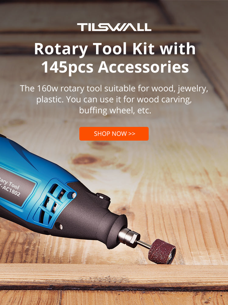 rotary tool kit with 145pcs accessories