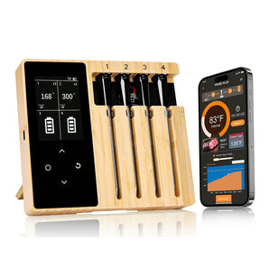 Tilswall Bluetooth Meat Thermometer 400FT Wireless Range