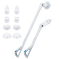 Tilswall Electric Spin Scrubber with Adjustable Extension Handle, 1h Fast Charging