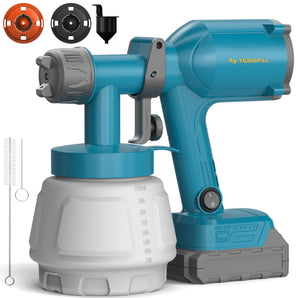 Tilswall Cordless Paint Sprayer Compatible with Dewalt 20V Battery (Battery Not Included)