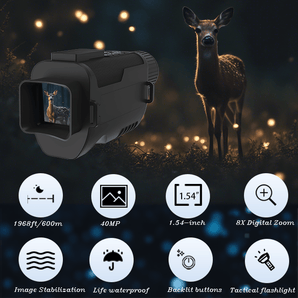 Portable Night Vision Goggles for Hunting, Camping & Security Patrol