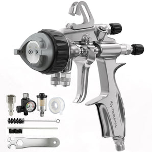Tilswall Pinto Chrome AB Two-Component HVLP Spray Gun