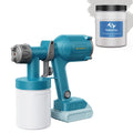 Tilswall Cordless Paint Sprayer, Ultra-Light Electric Spray Gun Compatible for Dewalt 20V Battery(Not Included)