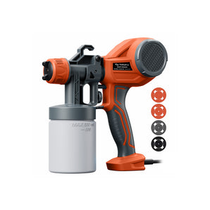 Tilswall Alien500 HVLP Paint Sprayer Lightweight with 4 Nozzles & 3 Spray Patterns