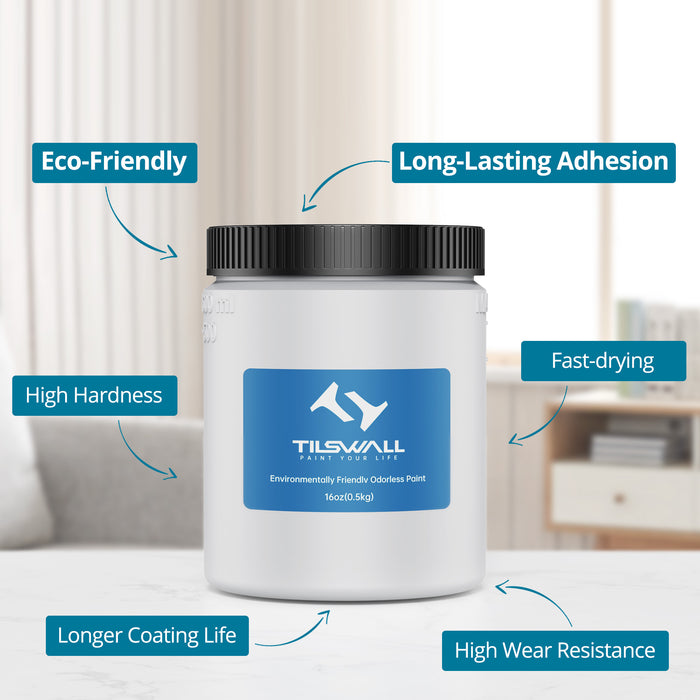 Tilswall Dilution-free Paint for Paint Sprayer (Ivory white)