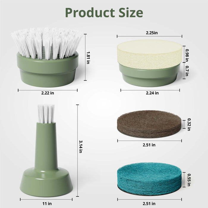 Brush Heads for M4L Power Scrubber