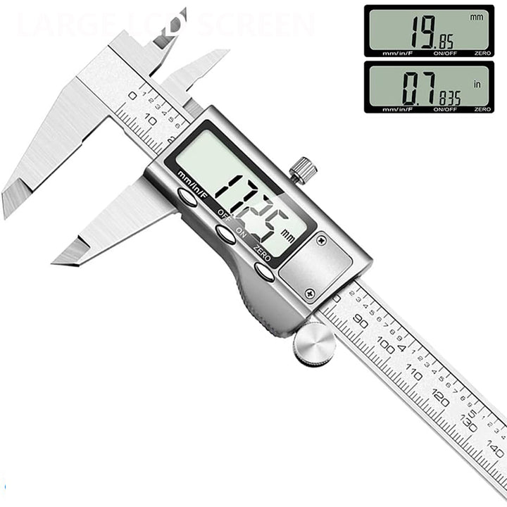 Tilswall Digital Caliper, Caliper Measuring Tool with Stainless Steel