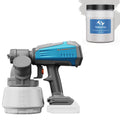 Tilswall Brushless Cordless Paint Sprayer Compatible with Dewalt 20V Battery (Battery Not Included)
