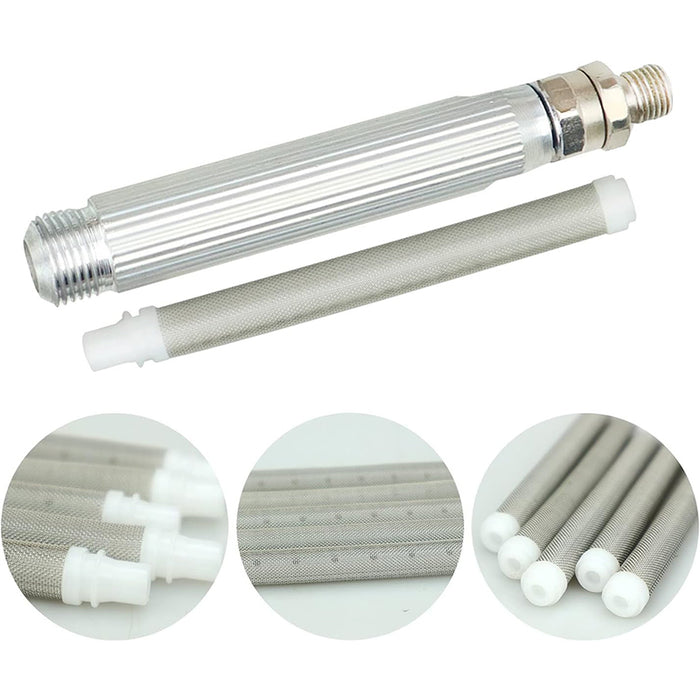 10Pack Airless Spray Gun Filter Replacement High Pressure Spraying Accessories Push on Type