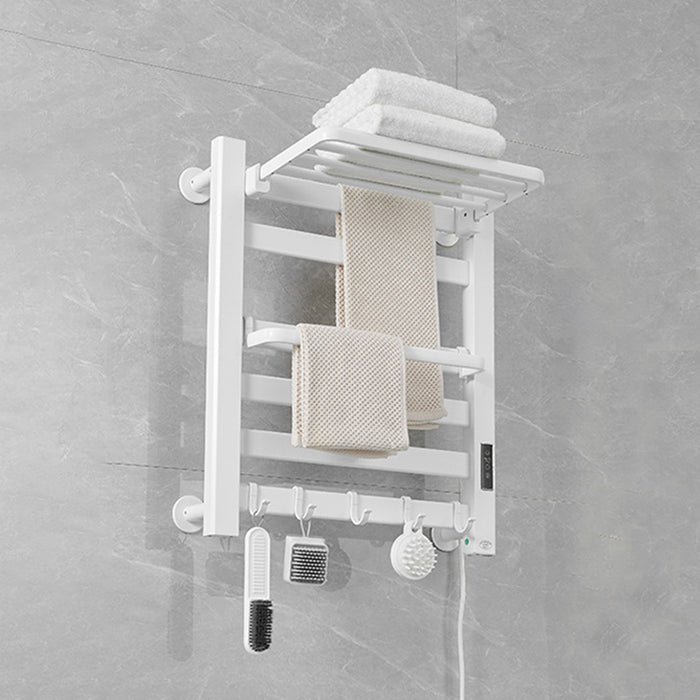 Heated Towel Rack, Wall Mounted Electric Towel Warmer with Timer