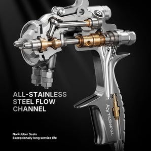 Tilswall Pinto Chrome AB Two-Component HVLP Spray Gun