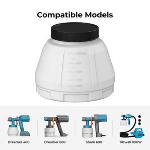 1300ml Paint Storage Container for Tilswall Paint Sprayers