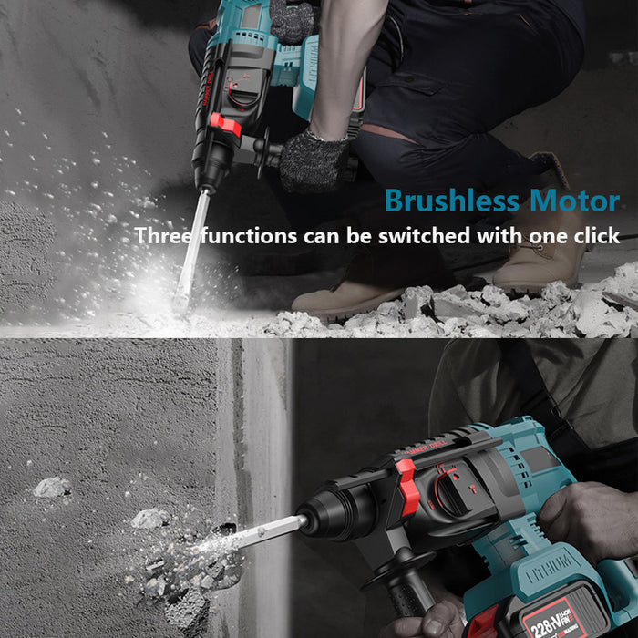 Tilswall  SDS-Plus Heavy Duty Rotary Hammer Drill with Vibration Control