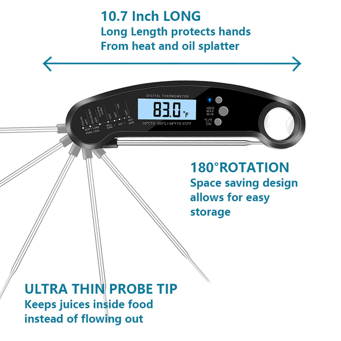 Tilswall Meat Thermometer Digital for Grilling and Cooking