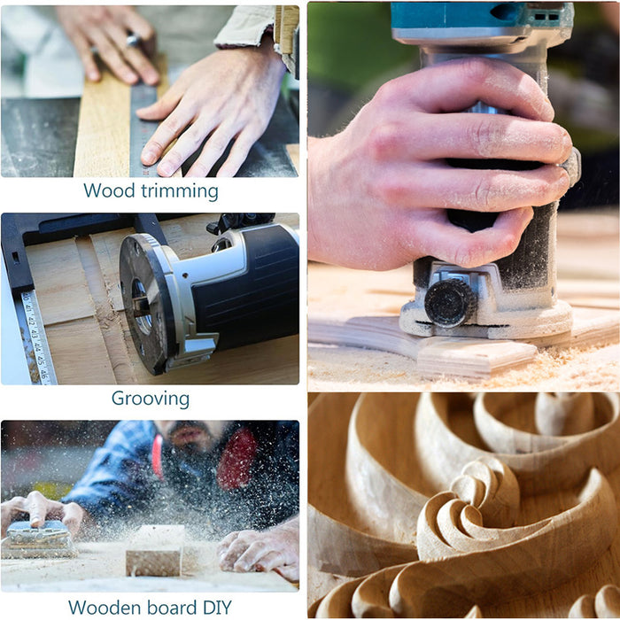 Tilswall  Compact Router Tools for Woodworking with 6 Variable Speeds