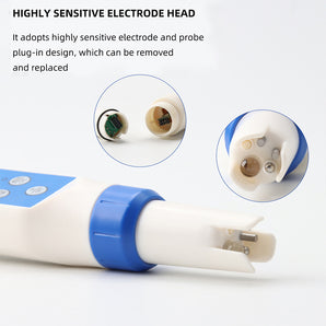 Tilswall Digital Water Tester 5-in-1 PH Meter & TDS Meter