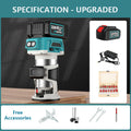 Tilswall  Compact Router Tools for Woodworking with 6 Variable Speeds