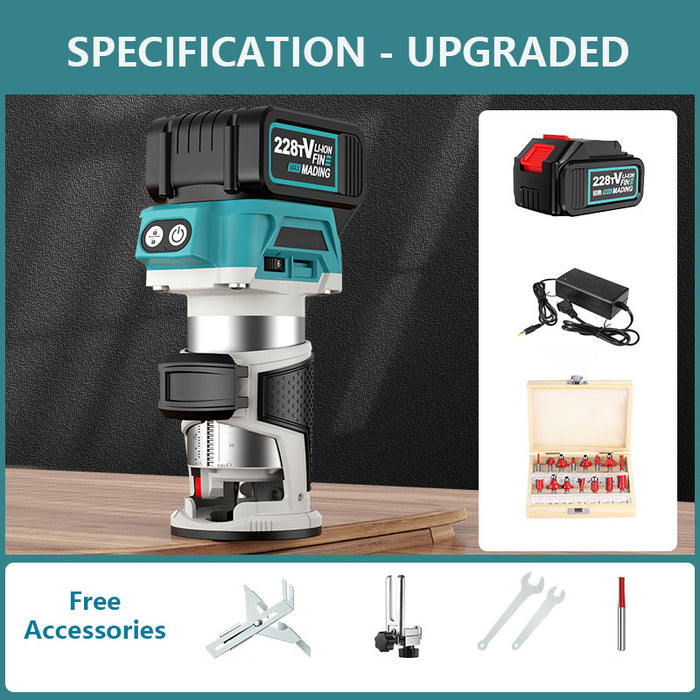 Tilswall  Compact Router Tools for Woodworking with 6 Variable Speeds