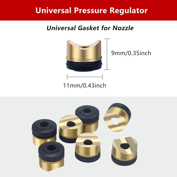 Tilswall 10 Pack Seal Tip Gaskets for Airless Paint Sprayer Replace