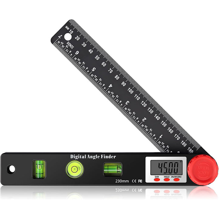 Tilswall Digital Angle Finder Protractor with Horizontal and Vertical Bubble