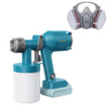 Tilswall Cordless Paint Sprayer, Ultra-Light Electric Spray Gun Compatible for Dewalt 20V Battery(Not Included)