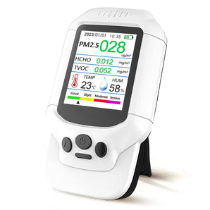 Tilswall Air Quality Monitor, Detect PM2.5/PM10/PM1.0 Micron Dust