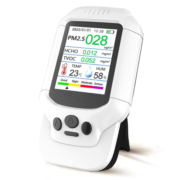 Tilswall Air Quality Monitor, Detect PM2.5/PM10/PM1.0 Micron Dust