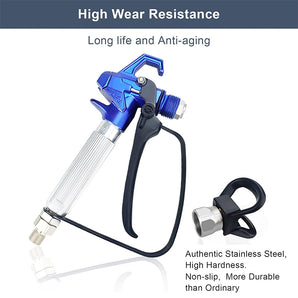 Tilswall Airless Paint Spray Gun High Pressure 3600PSI with 517 Tip