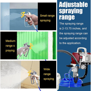 Tilswall Airless Paint Sprayer Paint Gun for House Painting With 2400W High Power 2000Psi