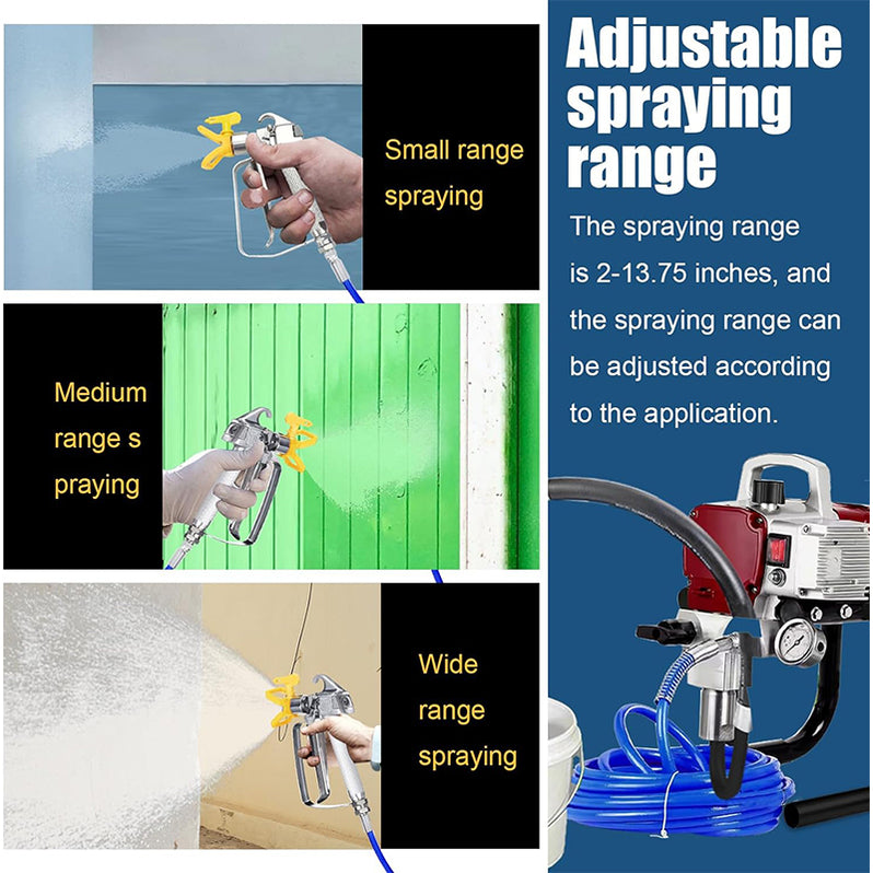 Tilswall Airless Paint Sprayer Paint Gun for House Painting With 2400W