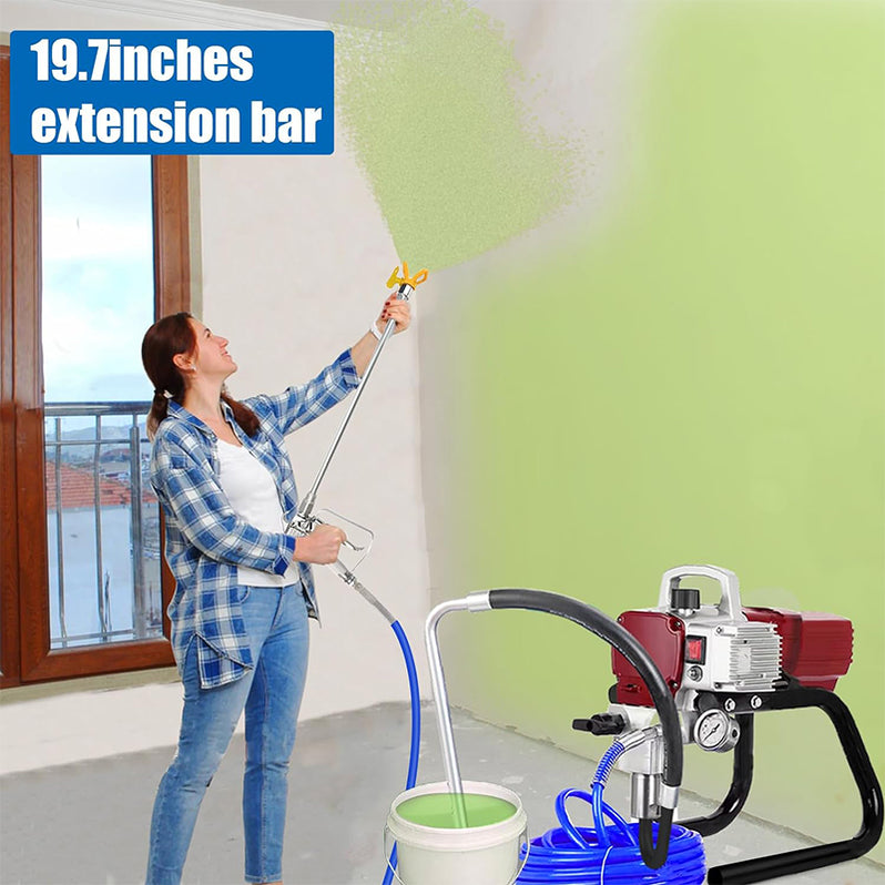 Tilswall Airless Paint Sprayer Paint Gun for House Painting With 2400W