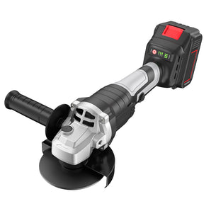 Tilswall Brushless Angle Grinder 21V , 9000RPM Power Angle Grinder with Cutting & Grinding Wheels